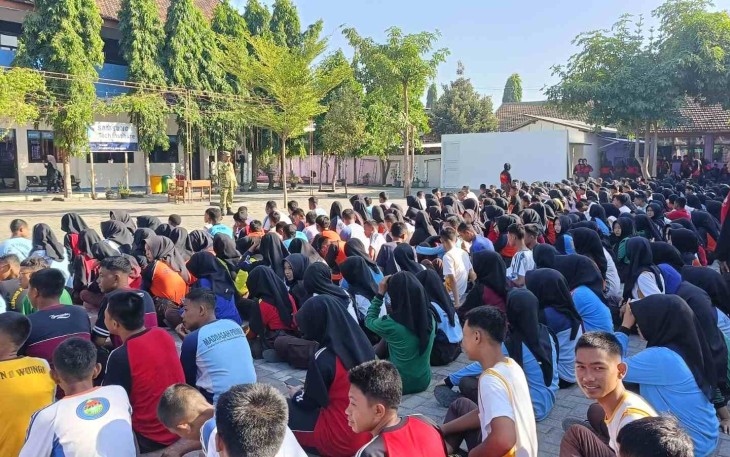 460 Siswa SMKN 1 Geger Ditempa Nilai Kebangsaan dan Kedisiplinan