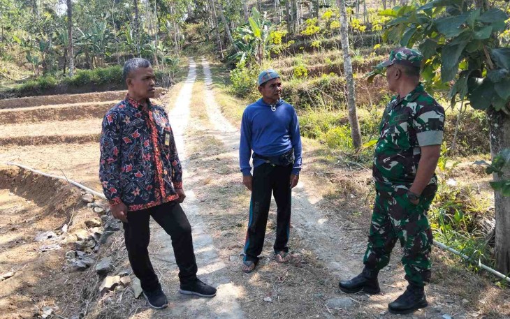 Peninjauan medan pelaksanaan TMMD Reg 2027 Kodim 0801/Pacitan