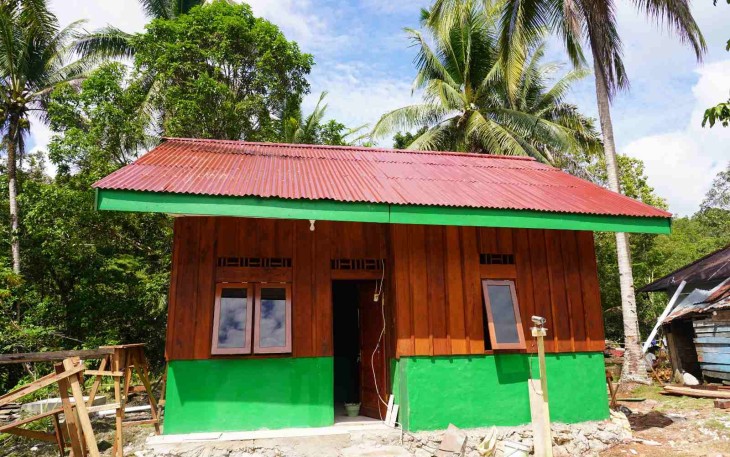 Rumah type 36 untuk warga Kampung Sesor