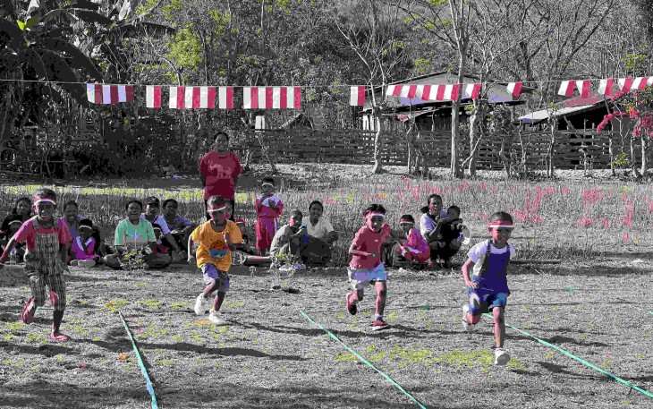 Lomba 17an anak-anak di perbatasan