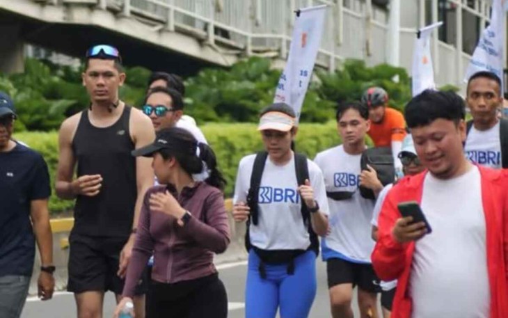 Dukung Gaya Hidup Sehat, BRI Branch Office Otista Region 6 Gelar Aksi di Car Free Day