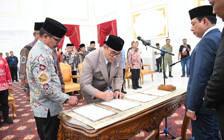 Pelantikan Pj Sekretaris Daerah Kota Bengkulu 