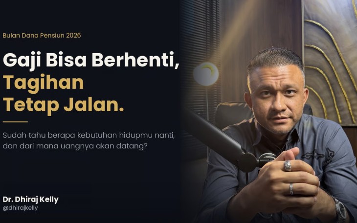 Gaji Berhenti Saat Pensiun, Dhiraj Kelly Ingatkan Biaya Hidup Tetap Berjalan