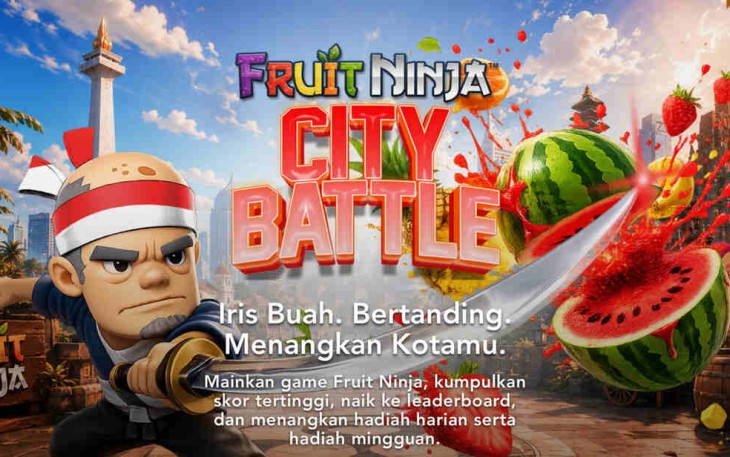HeroPlay Luncurkan Fruit Ninja City Battle Merdeka Edition Ajak Gamer Indonesia Bermain