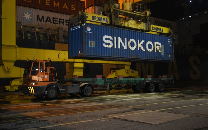 Kodam I/BB Terima Kedatangan 3 Set Jembatan Modular di Pelabuhan Belawan