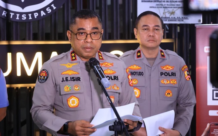 Kepala Divisi Humas Polri, Irjen Pol Johnny Eddizon Isir