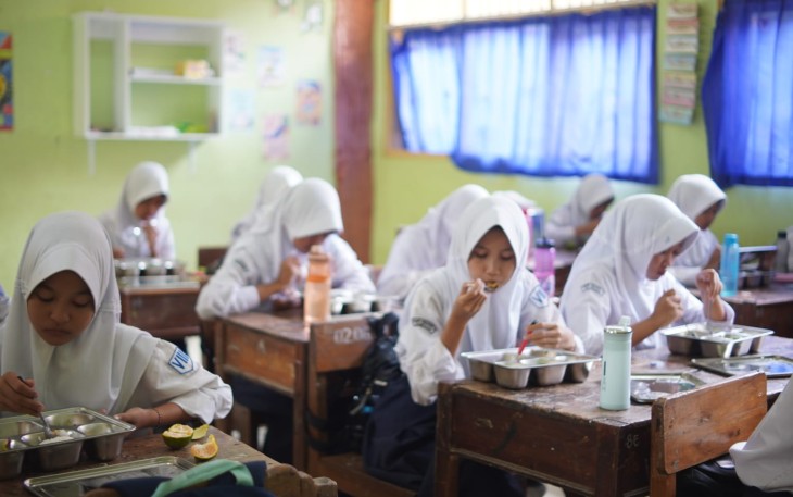 Program MBG untuk siswa di sekolah 