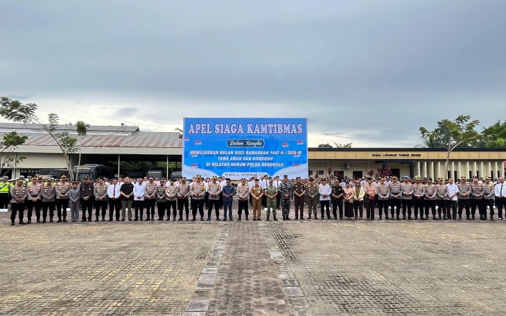 Apel Siaga Keamanan dan Ketertiban Masyarakat (Kamtibmas) /Foto : MC 