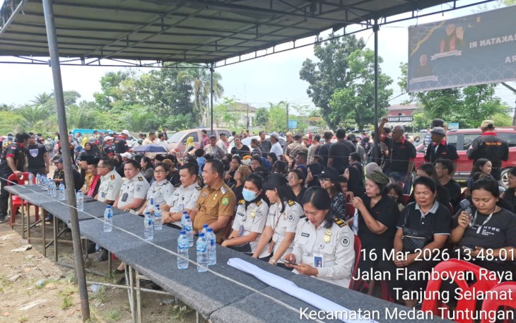 2.000 Paket Bantuan Kemenimipas di Medan Tuntungan