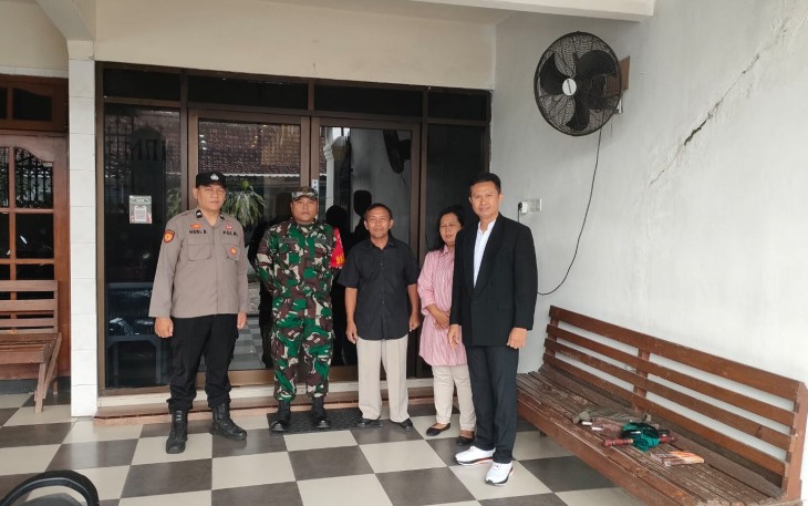 Pengamanan Jum'at Agung di wilayah desa binaan 