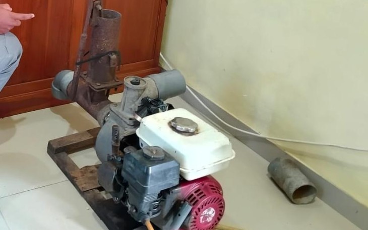 Barang bukti pompa air