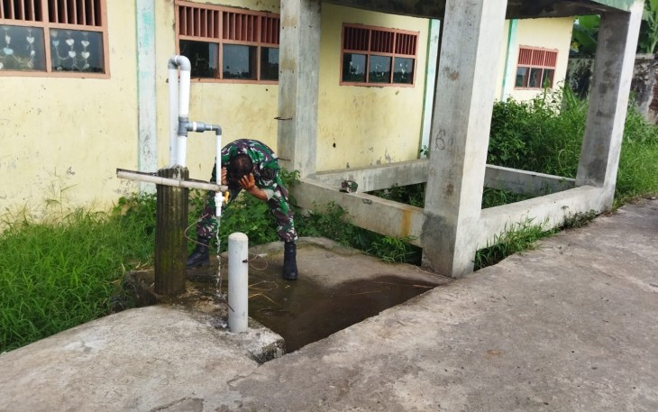 Sumur bor TMMD ke-128 Kodim 0820/Probolinggo