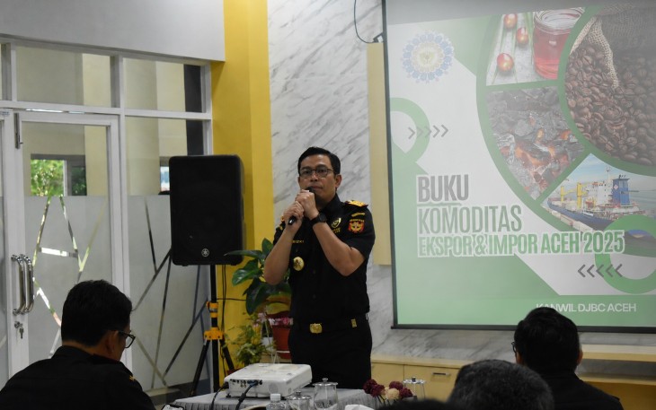 Kanwil DJBC Aceh Luncurkan E-Book dan Infografis Komoditas Ekspor Impor Aceh
