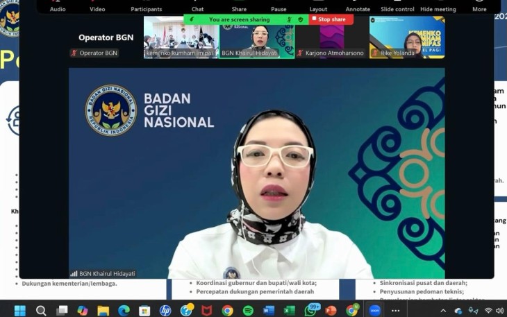 Kepala Biro Hukum dan Humas BGN, Khairul Hidayati