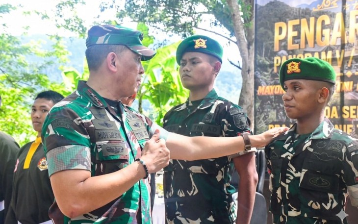 Pangdam Rudy Tinjau Sejumlah Lokasi Satuan Teritorial Pembangunan di Madiun Raya