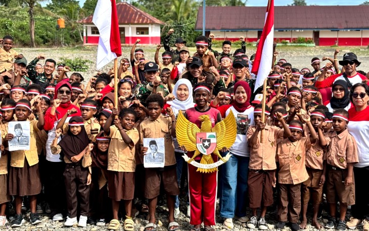 Kegiatan Peringati Hari Lahir Pancasila, Membuat Tawa dan Senyum Kebahagiaan Anak-Anak Papua Kembali Pecah