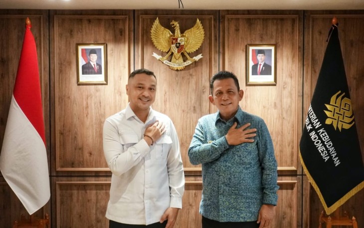 Terima Audiensi Gubernur Ansar, Wamen Giring Nyatakan Dukungan Pembangunan Museum dan Monumen Tugu Bahasa