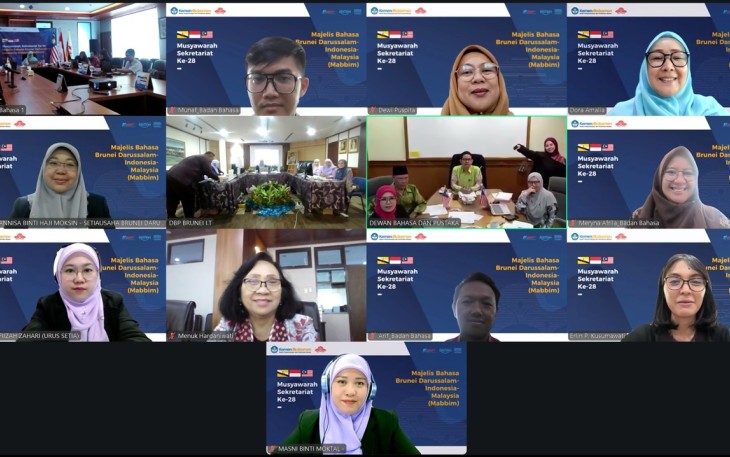 Musyawarah Sekretariat Ke-28 Majelis Bahasa Brunei Darussalam–Indonesia–Malaysia (MABBIM), yang mempertemukan delegasi dari Brunei Darussalam, Indonesia, dan Malaysia dalam satu forum kerja sama kebahasaan