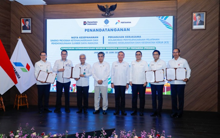 Kemnaker–Pertamina Jalin Kolaborasi Pengembangan SDM dan Pelatihan Vokasi K3