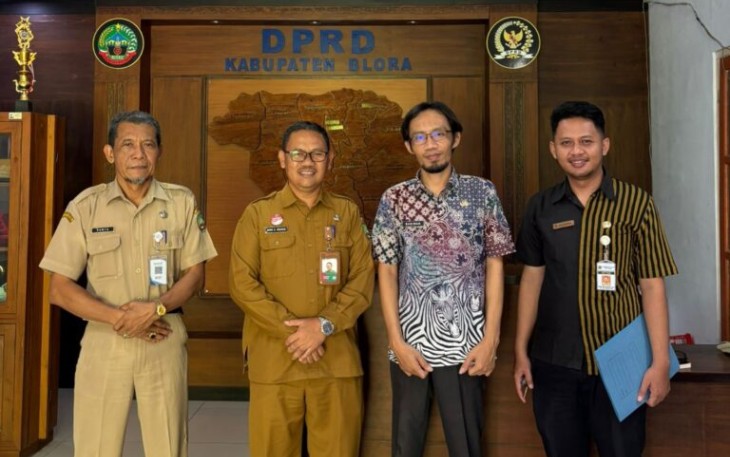 Pemerintah Provinsi Jawa Tengah saat mengunjungi Setwan Kabupaten Blora