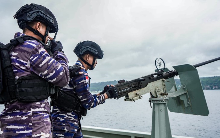Drill Tempur di KRI Dorang-874, Uji Kesiapsiagaan Prajurit Satrol Kodaeral IX Awaki Alutsista