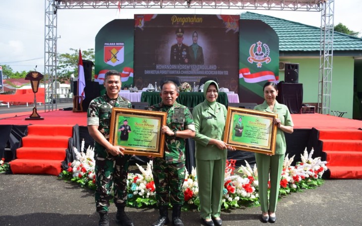 Danrem 132/Tadulako Kunker ke Kodim 1311/Morowali, Perkuat Soliditas dan Semangat Pengabdian Prajurit