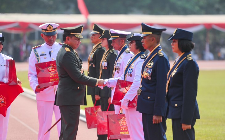 Panglima TNI Pimpin Upacara Prasetya Perwira Diktukpa TNI Integratif TA 2026 di Akademi Militer