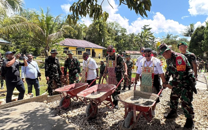 TMMD Ke-129 TA 2026 Resmi Bergulir, Sinergi Bangun Sorong Selatan Dimulai dari Kampung Sesor