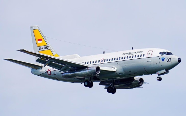 Lanud Sultan Hasanuddin Kerahkan Boeing 737 Skadron Udara 5 Bantu Pencarian KLM Nurul Salsa di Perairan Selayar