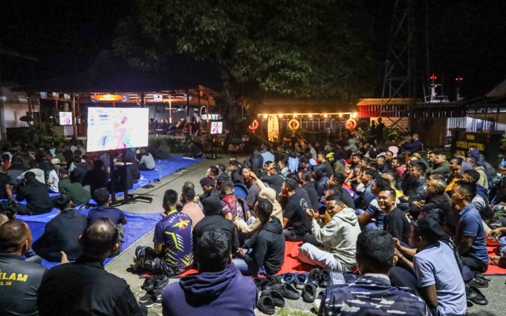 Dramatis Hingga Extra Time, Prajurit Kodaeral IX Nobar Babak Final Piala Dunia 2026