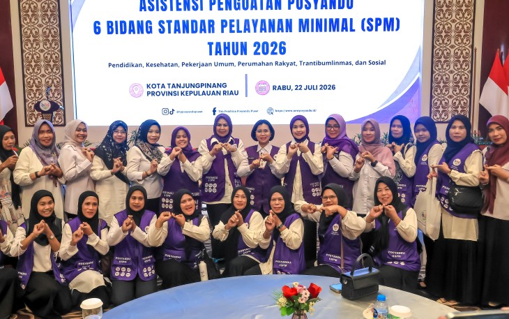 Ketua TP Posyandu Bintan Ikuti Asistensi Penguatan Transformasi Posyandu 6 Bidang SPM
