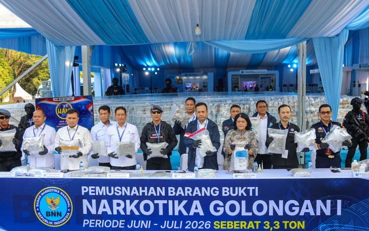 BNN RI Musnahkan Barang Bukti Narkotika pada Peringatan Hani 2026