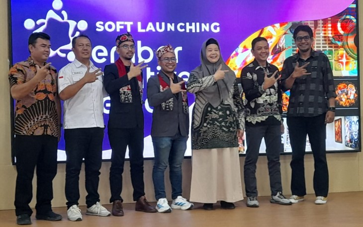 Jember Creative Centre (JCC) yang resmi diperkenalkan kepada publik lewat soft launching di Gedung Jember Nusantara, Minggu (26/7/2026)