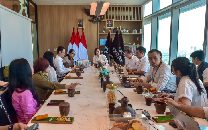 Wakil Menteri Ekonomi Kreatif, Irene Umar, menerima audiensi PT Karya Wilasa Nusantara (JPT Event Partner) sebagai penyelenggara event Baba Lili Tata (BaLiTa) Family Market & Run, di Kantor Kementerian Ekraf, Jakarta, Senin (27/7/2026)