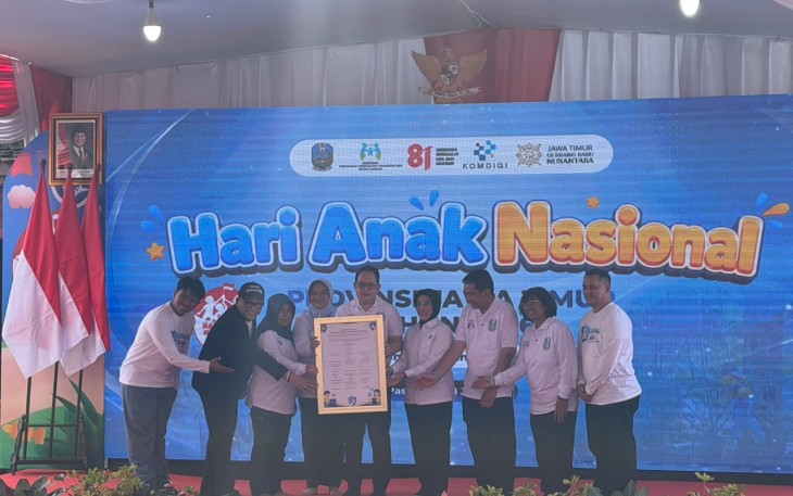 Hari Anak Nasional di Polda Jatim