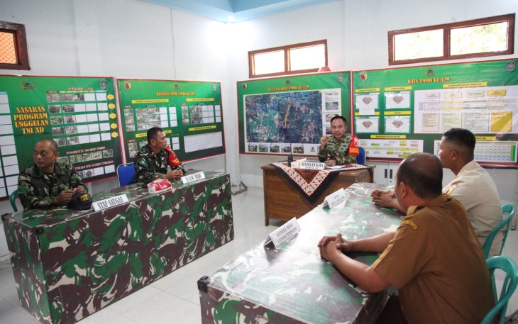 Dansatgas TMMD ke-129 Kodim 0821/Lumajang Letkol Arh Anton Subhandi