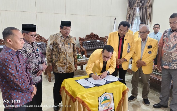 Pemkab Aceh Singkil Perpanjang MoU Dengan Universitas Teuku Umar