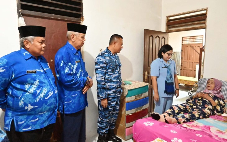 Komandan Lanud Sjamsudin Noor, Kolonel Pnb Hilman L.P. Ambarita, M.M.S