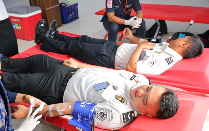 Kanwil Imigrasi Sumut Gelar Donor Darah dan Cek Kesehatan Gratis