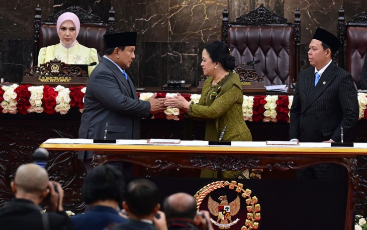 Ketua DPR RI Puan Maharani Menerima Nota Keuangan Dari Presiden RI Prabowo Subianto 