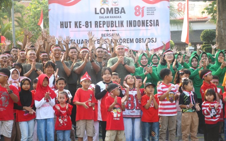 Korem 081/DSJ Nyalakan Semangat Perjuangan dan Kebersamaan