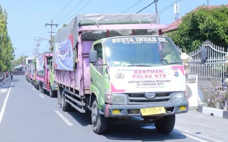Bantuan serentak Polri untuk masyarakat terdampak gempa Flores