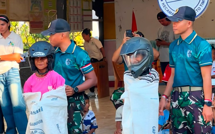 Lomba 17-an di desa Tulakadi, Kabupaten Belu