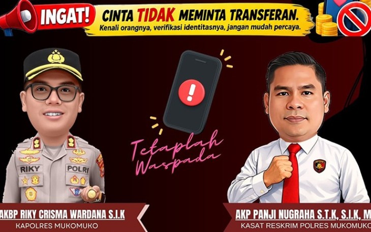 Polres Mukomuko Ungkap Bahaya Love Scam