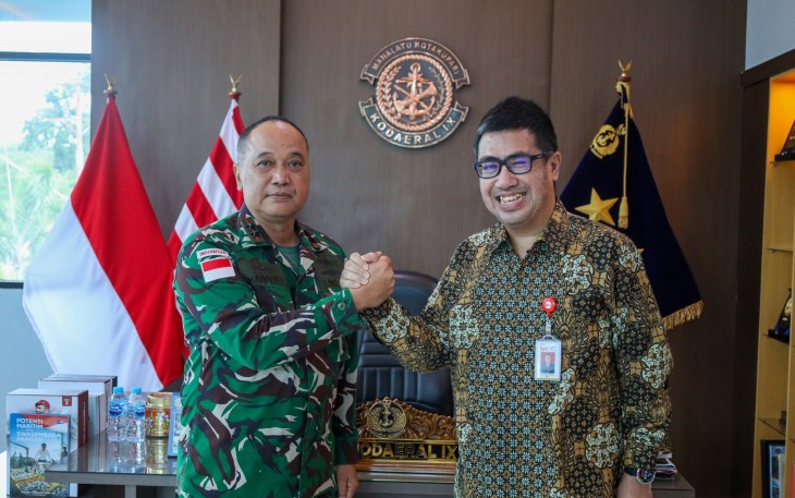 Kodaeral IX dan OJK Maluku Perkuat Sinergi Cegah Kejahatan Finansial Digital