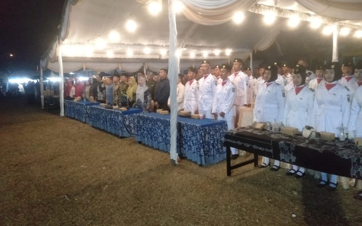 Danramil Kapten Gutarno Hadiri Resepsi Kenegaraan Memperingati HUT RI Ke 81 di Kecamatan Ngadirojo