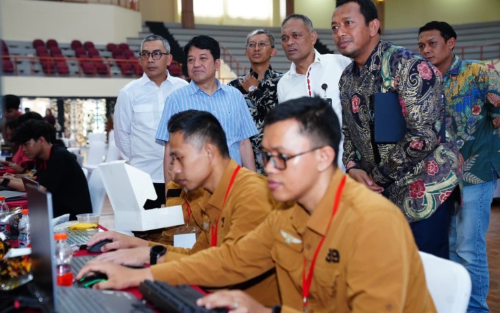Komandan Satsiber TNI Brigjen TNI J.O. Sembiring, S.H., S.E., M.M. membuka Cyber Competition 2026 “Rise The Ranger II”
