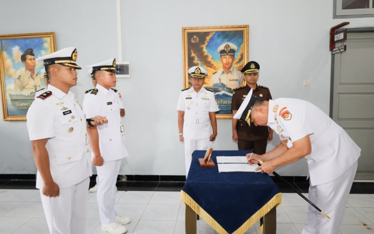 Dankodaeral IX Kukuhkan Perwira Penyidik Tindak Pidana Tertentu di Laut