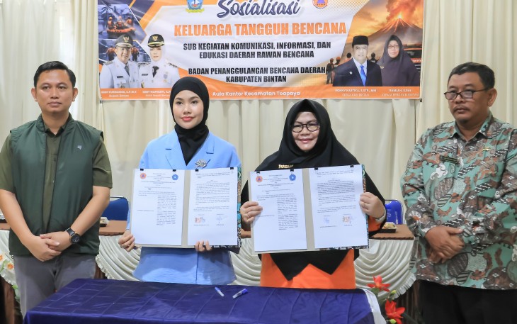 Gandeng Kader Wujudkan Keluarga Tangguh Bencana Bersama PKK dan BPBD Bintan 