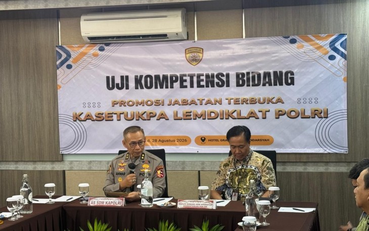 Polri Buka Seleksi Terbuka Kasetukpa Lemdiklat, 13 Perwira Ikuti Uji Kompetensi